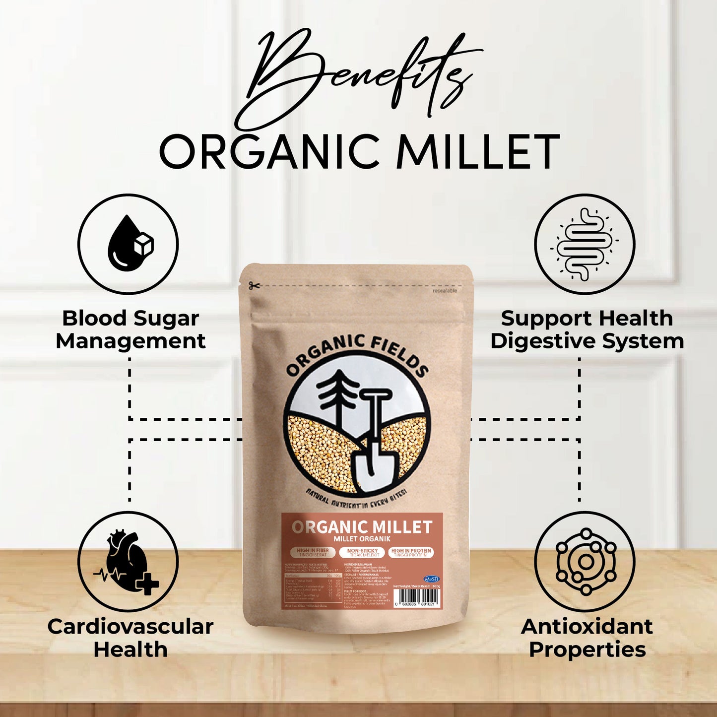 Organic Millet 500g