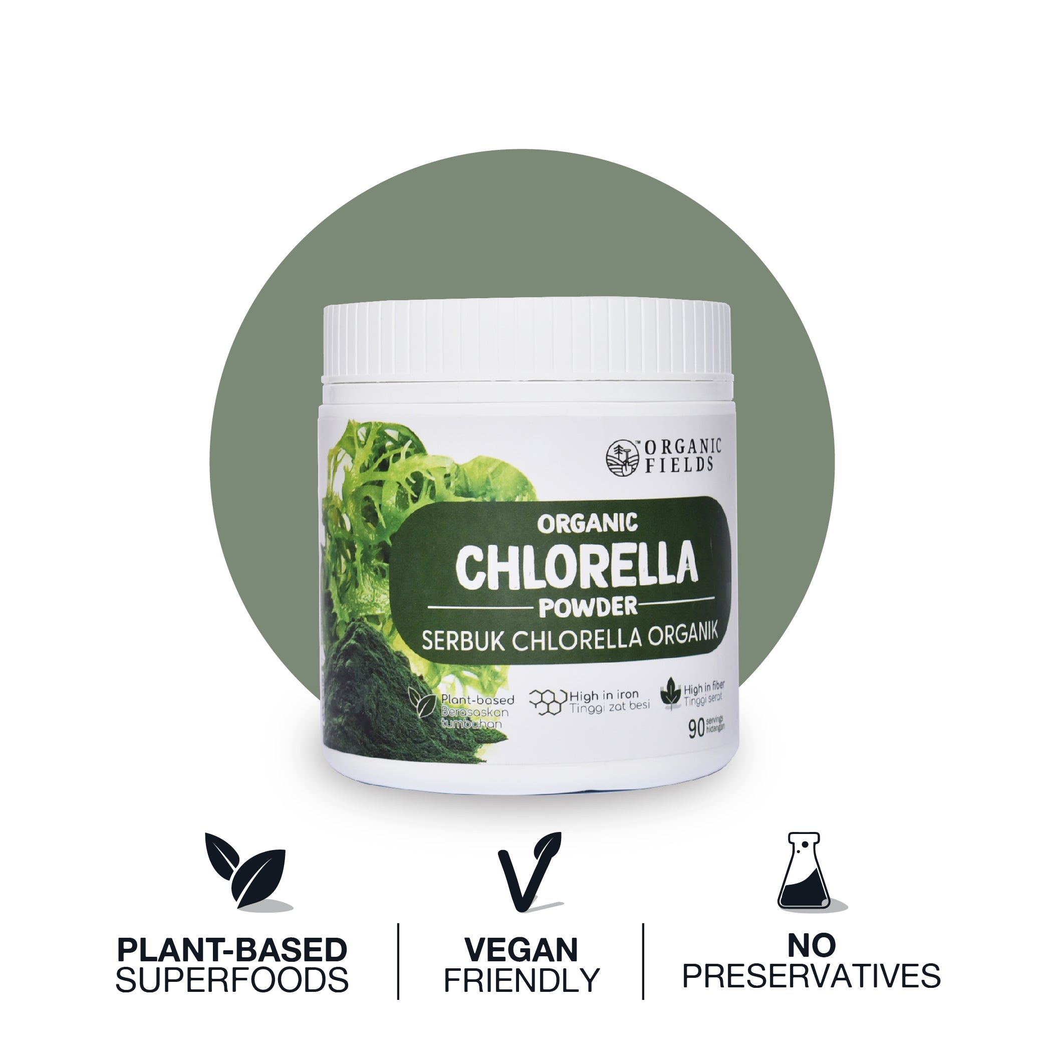 Organic top chlorella powder